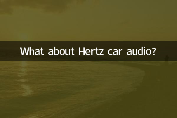 What about Hertz car audio?