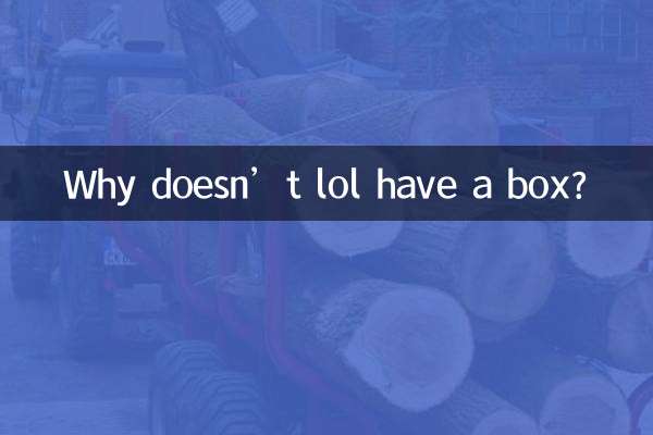 Por que lol não tem uma caixa?