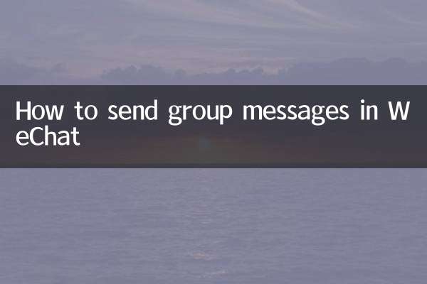 Cómo enviar mensajes grupales en WeChat