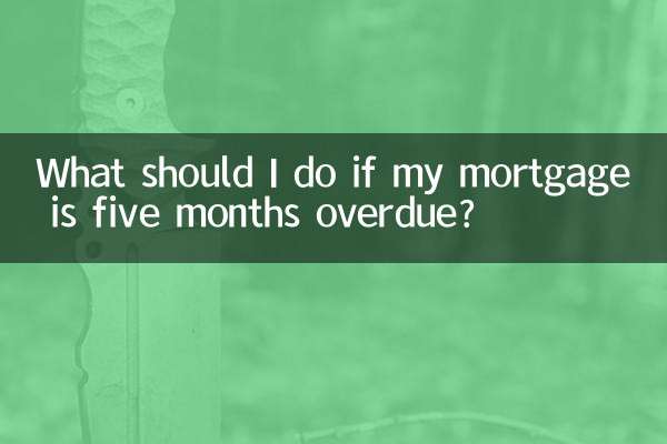 यदि मेरा बंधक पांच महीने की अतिदेयता पर है तो मुझे क्या करना चाहिए?
