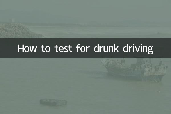 Como testar para dirigir embriagado