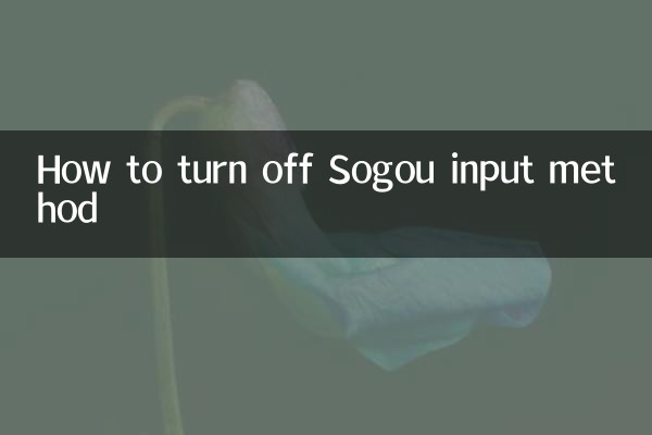 Come disattivare il metodo di input Sogou