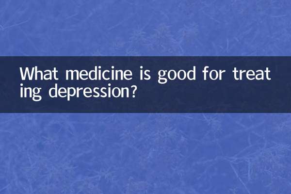 What medicine is good for treating depression?