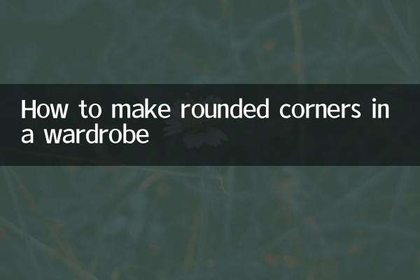 Come realizzare angoli arrotondati in un armadio