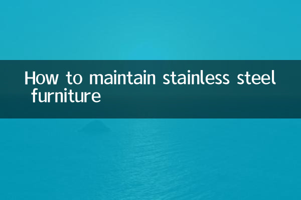 Come mantenere i mobili in acciaio inossidabile