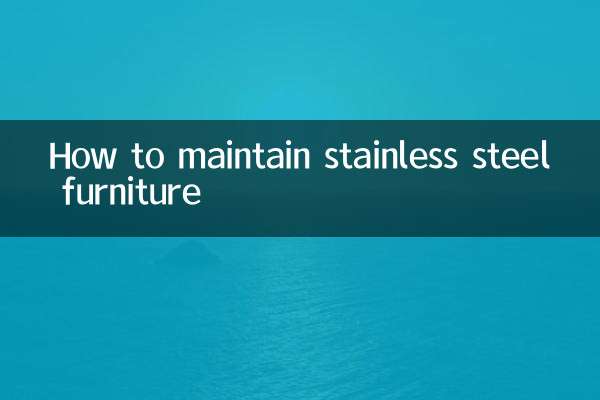 Come mantenere i mobili in acciaio inossidabile