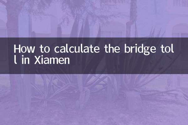 Как рассчитать стоимость проезда по мосту в Сямыне