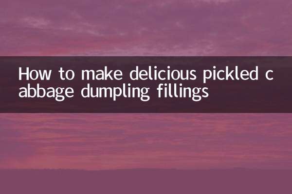 طرز تهیه فیلینگ کلم ترشی خوشمزه