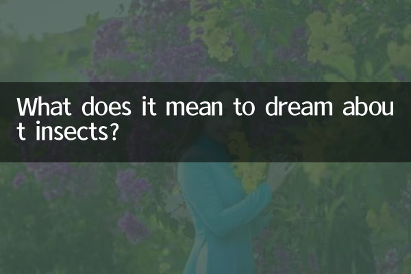 ¿Qué significa soñar con insectos?