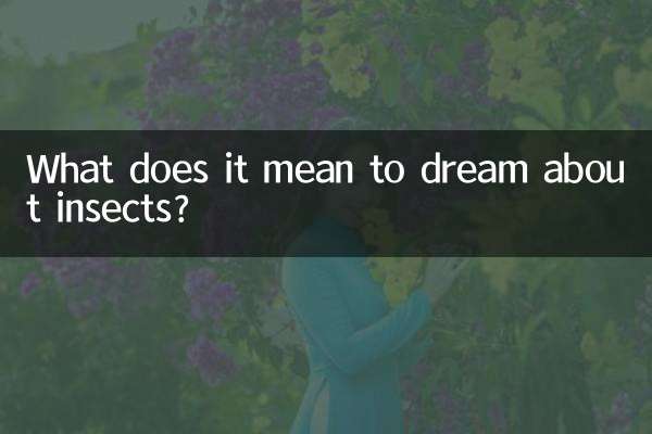 O que significa sonhar com insetos?