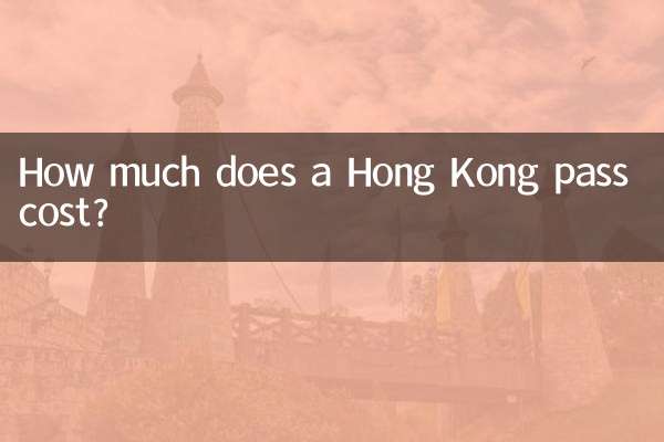 Quanto costa un pass per Hong Kong?