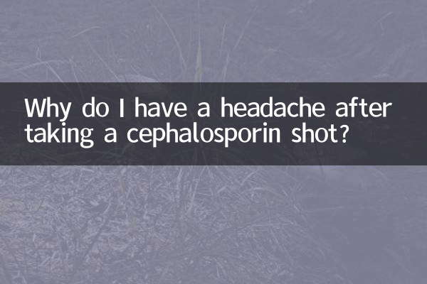 Perché ho mal di testa dopo aver preso un'iniezione di cefalosporina?