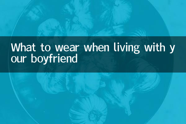 Que porter quand on vit avec son petit ami