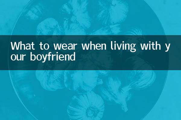 Que porter quand on vit avec son petit ami