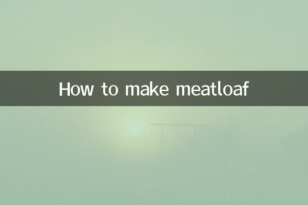 Como fazer bolo de carne