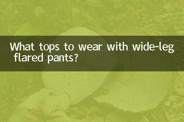 ¿Qué tops llevar con pantalones acampanados de pierna ancha?