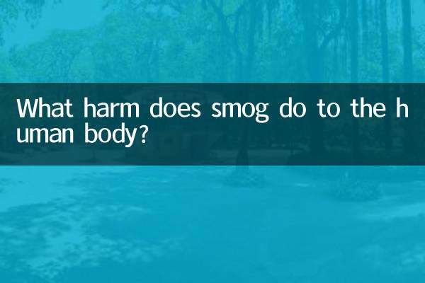 ما الضرر الذي يسببه الضباب الدخاني لجسم الإنسان؟