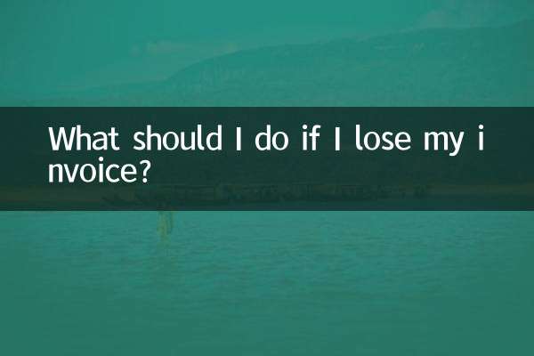 Que dois-je faire si je perds ma facture ?