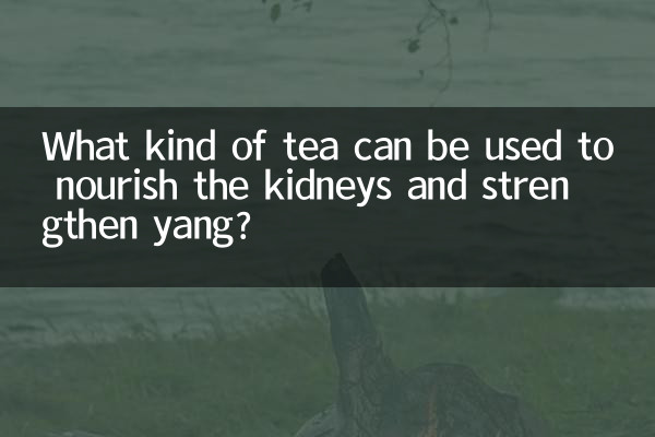 কিডনিকে পুষ্ট করতে এবং ইয়াংকে শক্তিশালী করতে কী ধরনের চা ব্যবহার করা যেতে পারে?