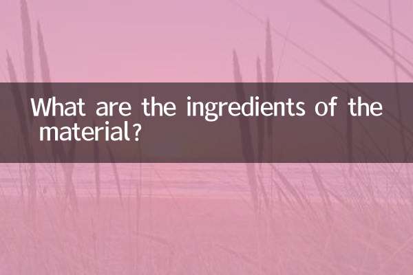 উপাদানের উপাদান কি কি?