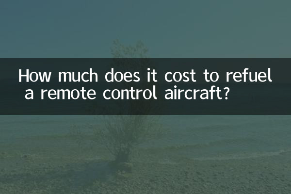 How much does it cost to refuel a remote control aircraft?
