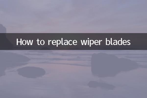 Cómo reemplazar las escobillas del limpiaparabrisas