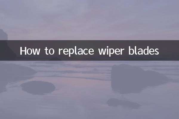 Como substituir as palhetas do limpador