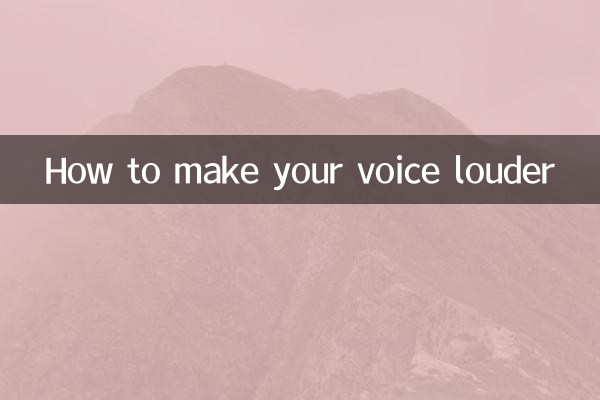 Come rendere la tua voce più forte