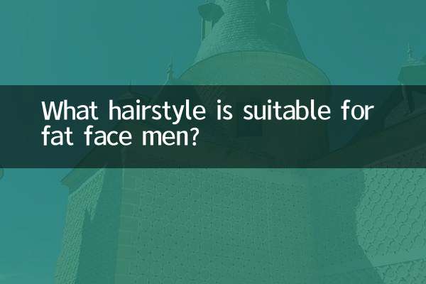 肥胖臉適合什麼髮型男