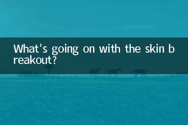 Was ist mit dem Hautausschlag los?