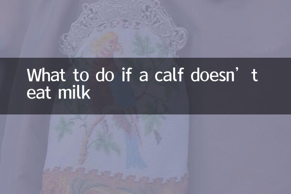 বাছুর দুধ না খেলে কি করবেন