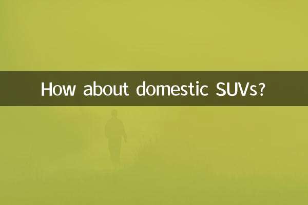 How about domestic SUVs?