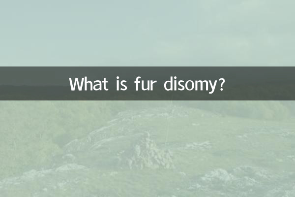 Qu’est-ce que la disomie de la fourrure ?