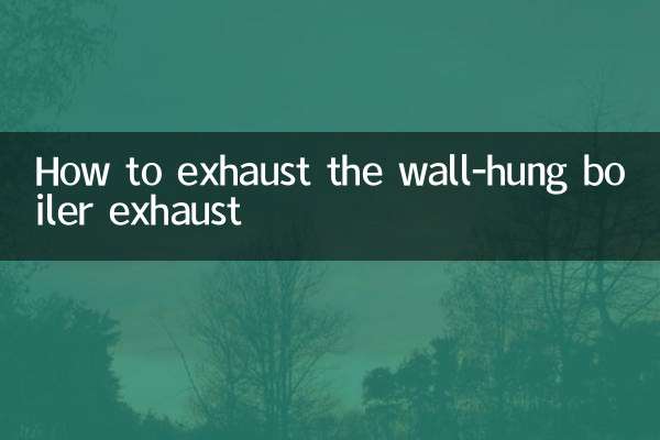 Come scaricare lo scarico della caldaia murale