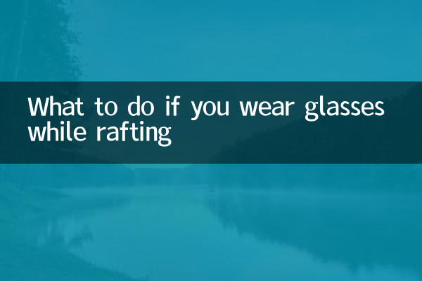 What to do if you wear glasses while rafting