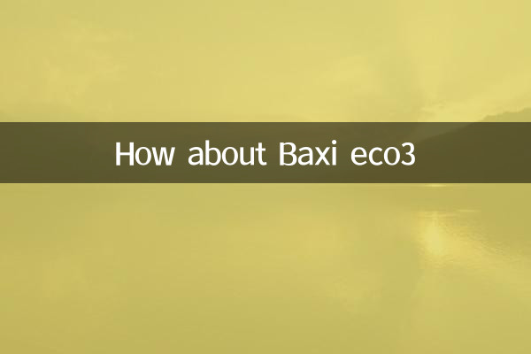 بیکسی ایکو 3 کے بارے میں کیا خیال ہے