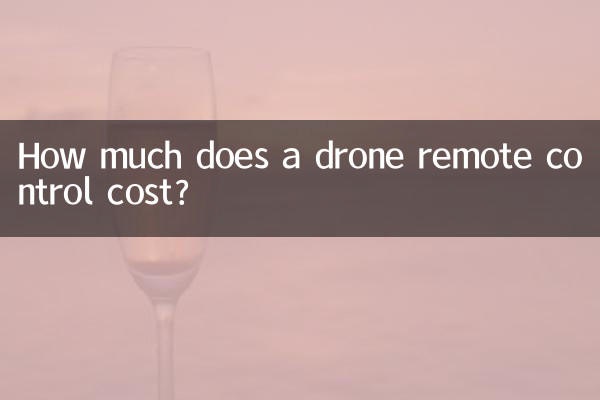 How much does a drone remote control cost?