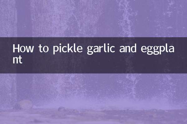 Como fazer picles de alho e berinjela