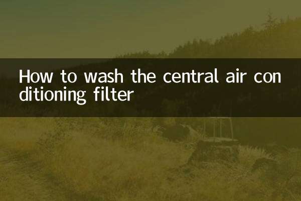 نحوه شستشوی فیلتر مرکزی تهویه مطبوع