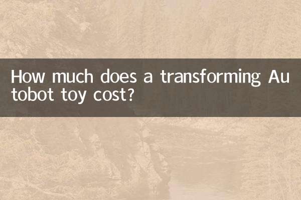 변신하는 오토봇 장난감의 가격은 얼마입니까?