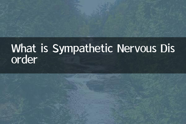 O que é transtorno nervoso simpático