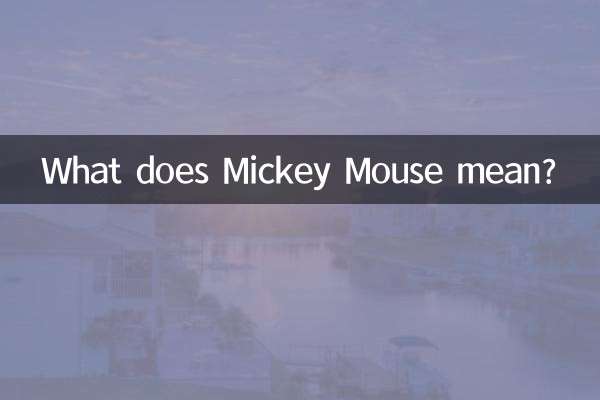 米老鼠是什麼意思