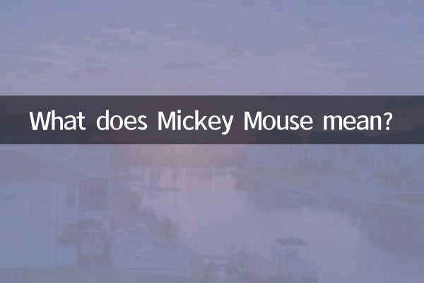 米老鼠是什麼意思