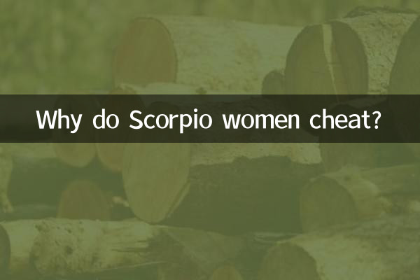 Pourquoi les femmes Scorpion trichent-elles ?