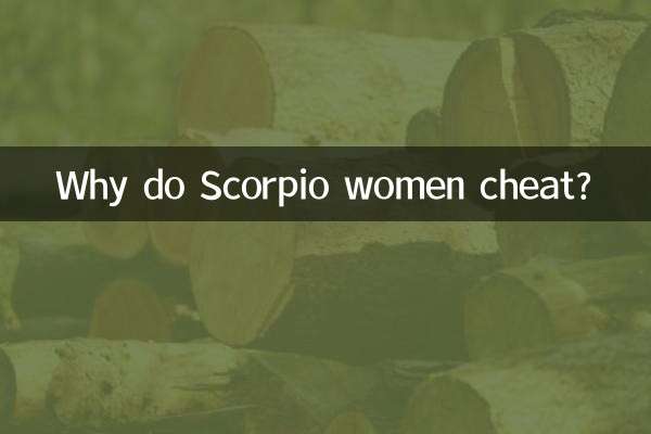 Pourquoi les femmes Scorpion trichent-elles ?