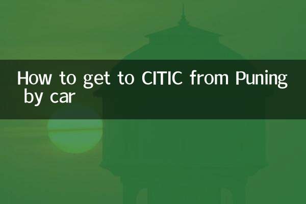 Come arrivare al CITIC da Puning in auto