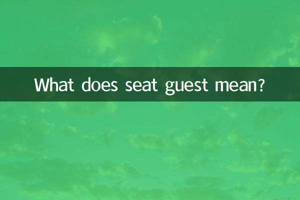 مهمان صندلی به چه معناست؟