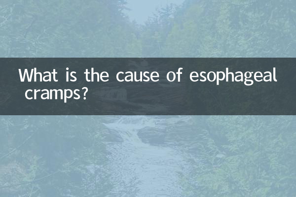 খাদ্যনালী ক্র্যাম্পের কারণ কি?