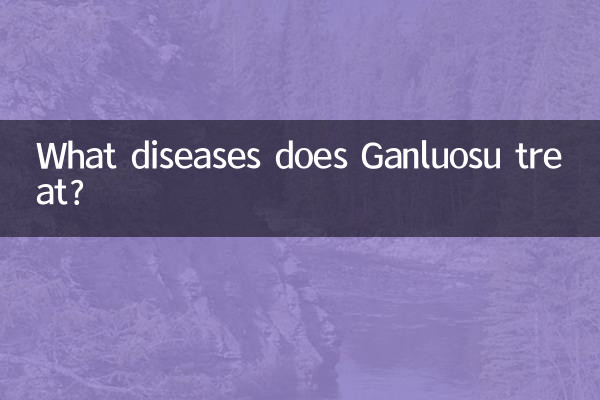 ¿Qué enfermedades trata Ganluosu?