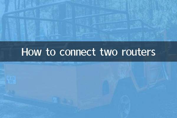 How to connect two routers